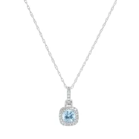 10K WG Gemstone Halo<p><strong>More Colors Available</p></strong>