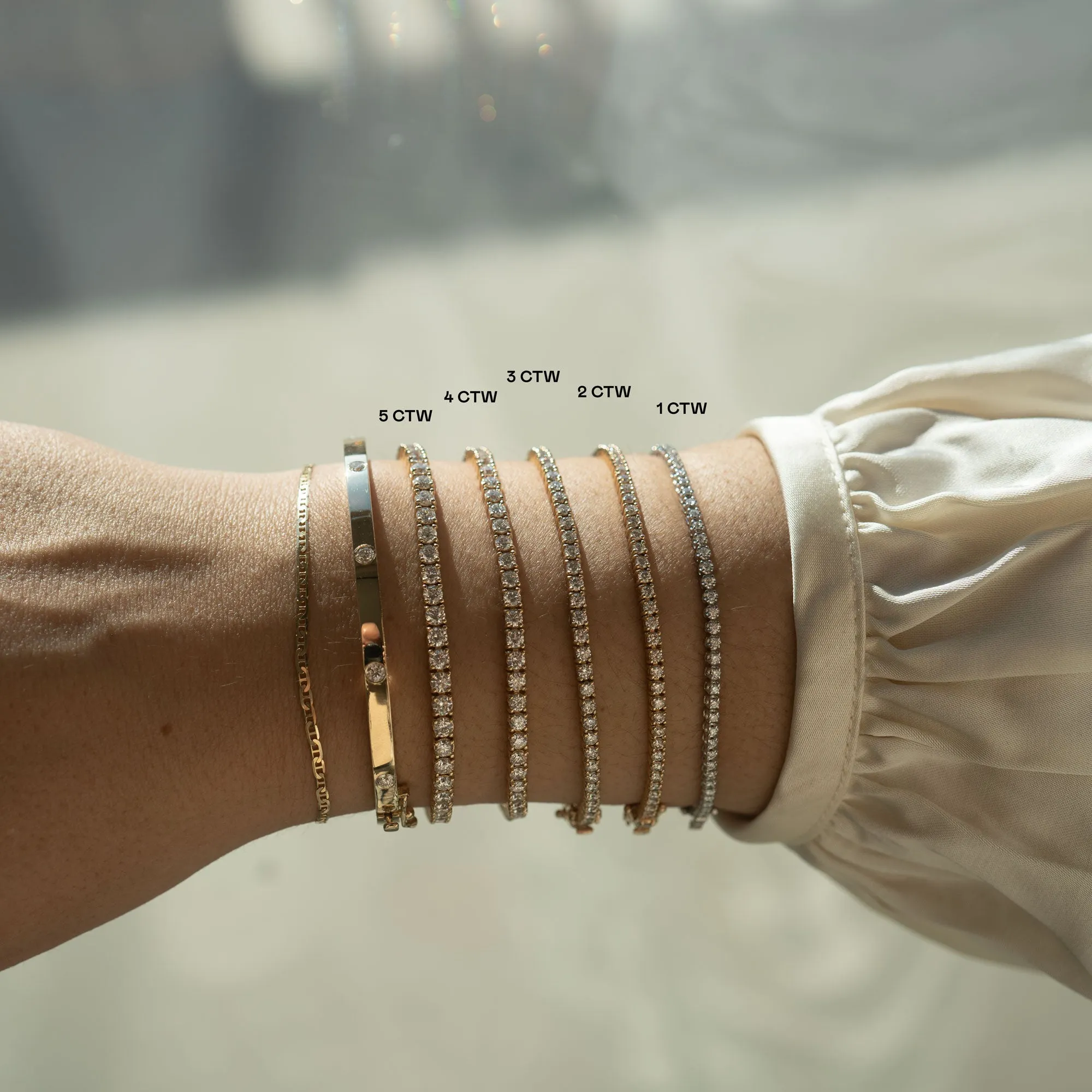 14K Tennis Bracelet | 5.11 CTW