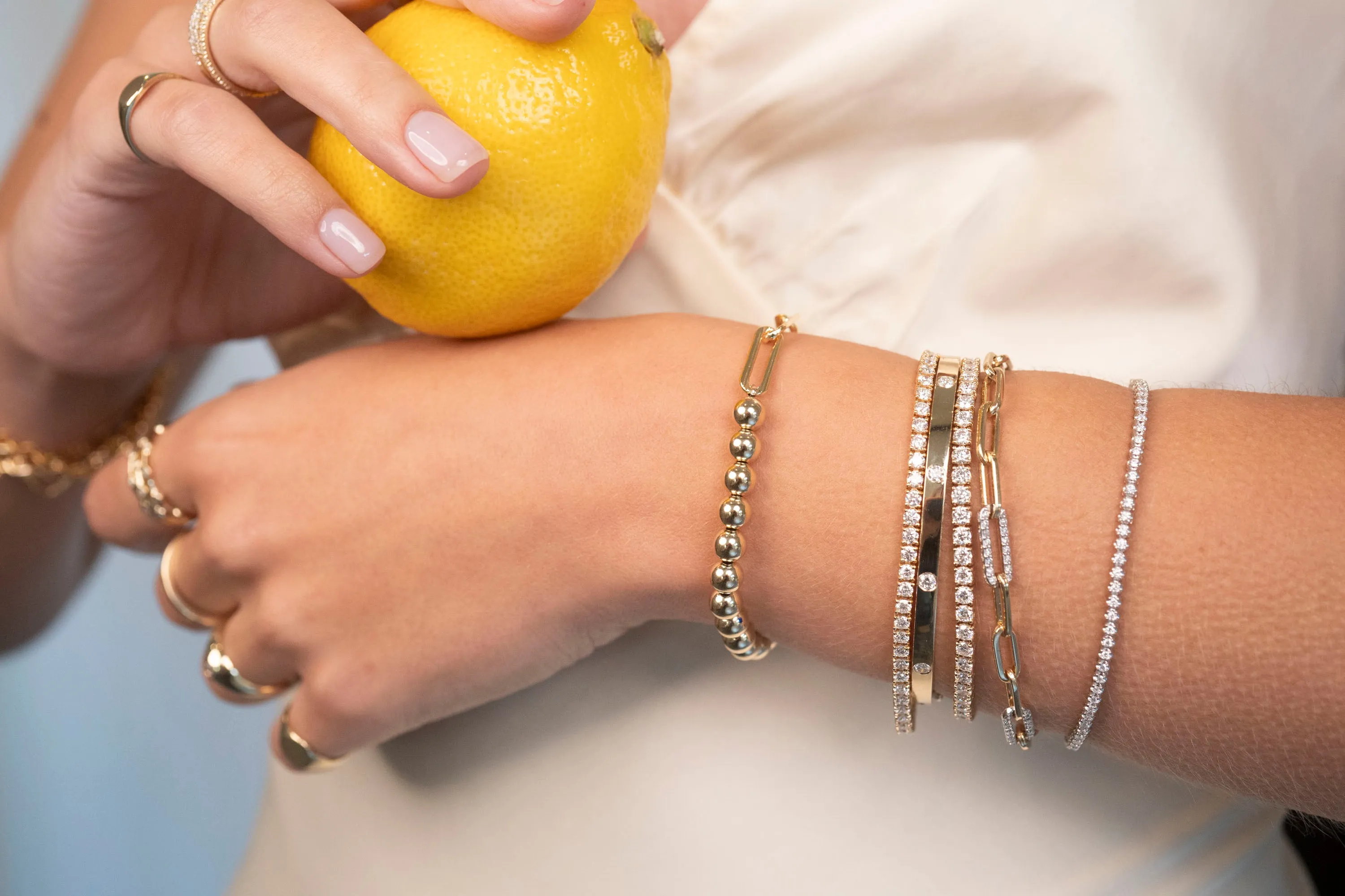 14K Tennis Bracelet | 5.11 CTW