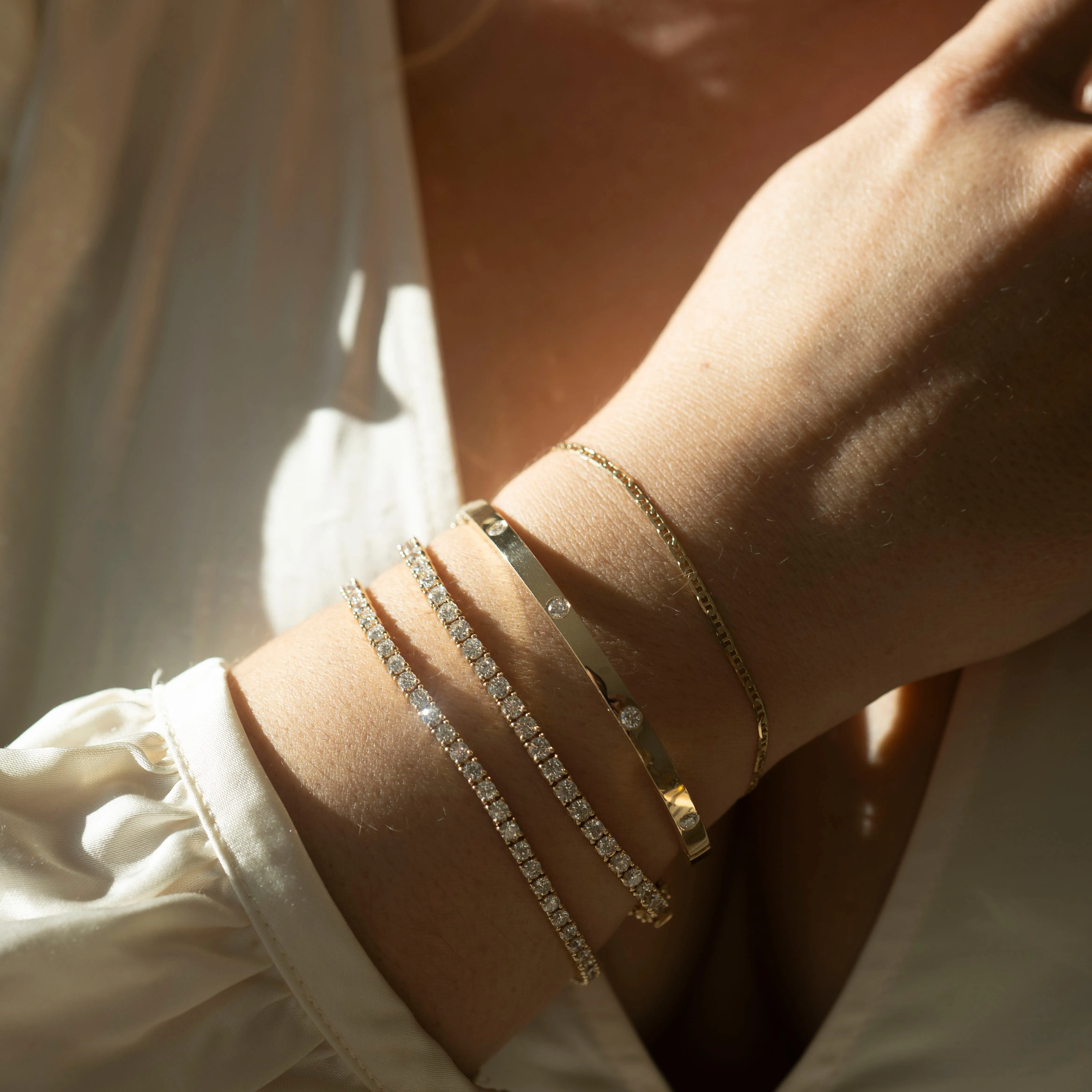 14K Tennis Bracelet | 5.11 CTW