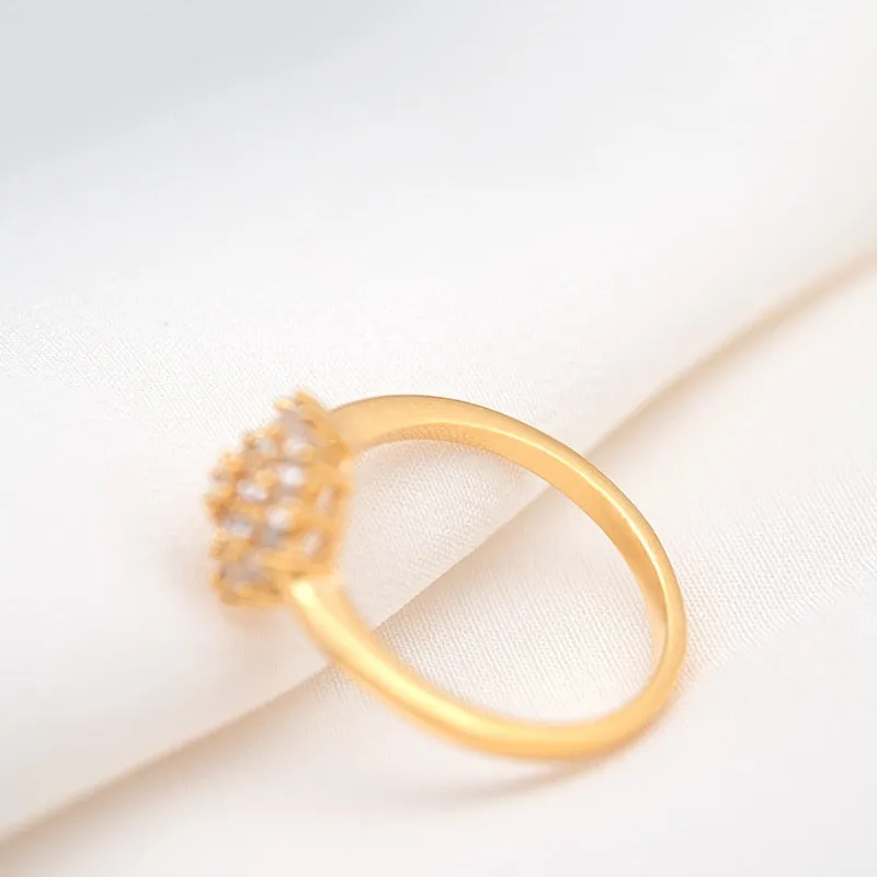 14K Yellow Gold 1.5 Carats Diamond Luxury Engagement & Wedding Ring