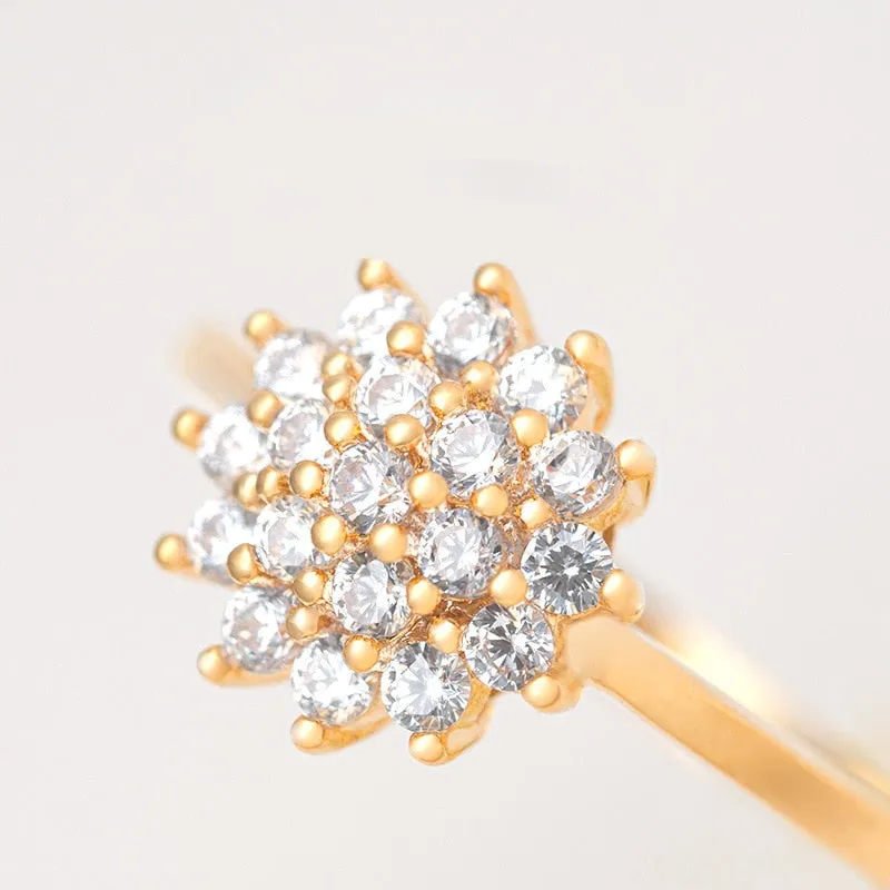 14K Yellow Gold 1.5 Carats Diamond Luxury Engagement & Wedding Ring