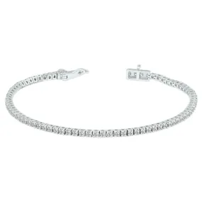 2ct tw LAB GROWN Diamond Bracelet in 14kt White gold