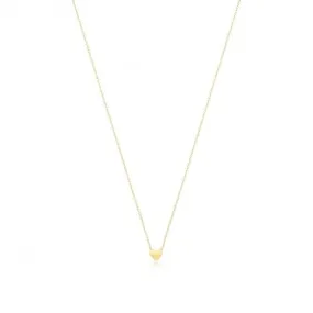 9ct Yellow Gold Heart Necklace NK453
