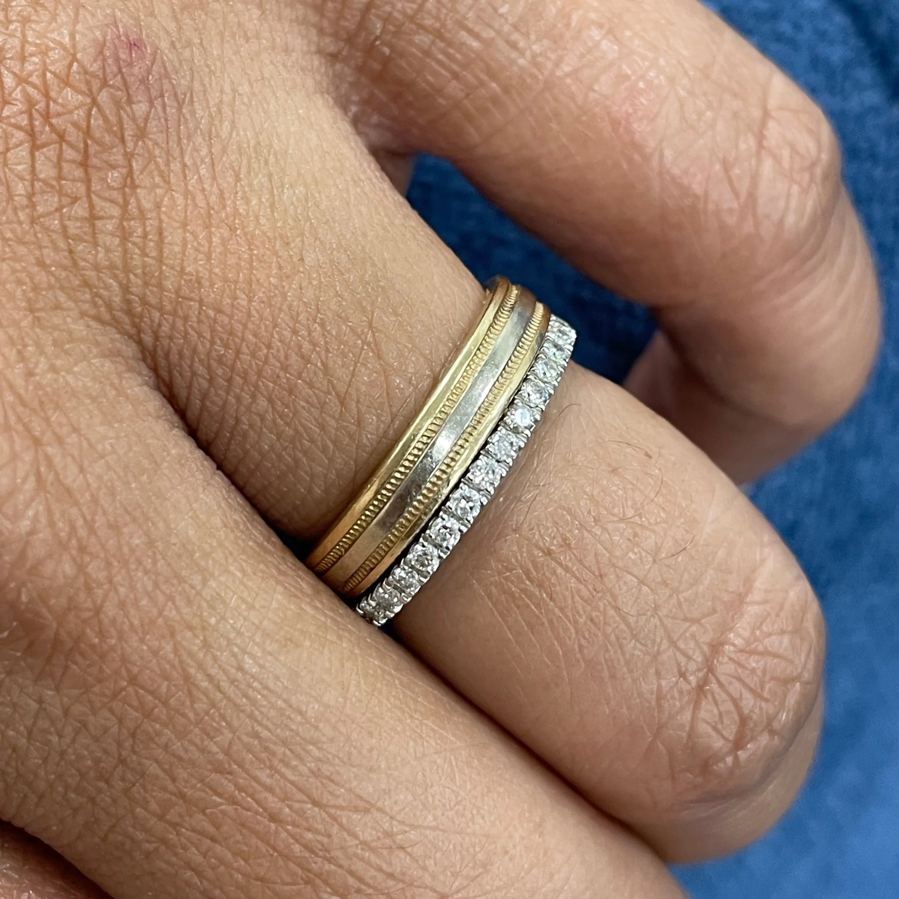 Almost Eternity Diamond Band Ring (0.32 ct Diamonds) in White Gold