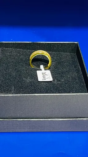 Anu Solid Gold with Pink Crystal Ring