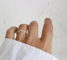 Argent Silversmith Silver Ball Ring in 925 Recycled Sterling Silver