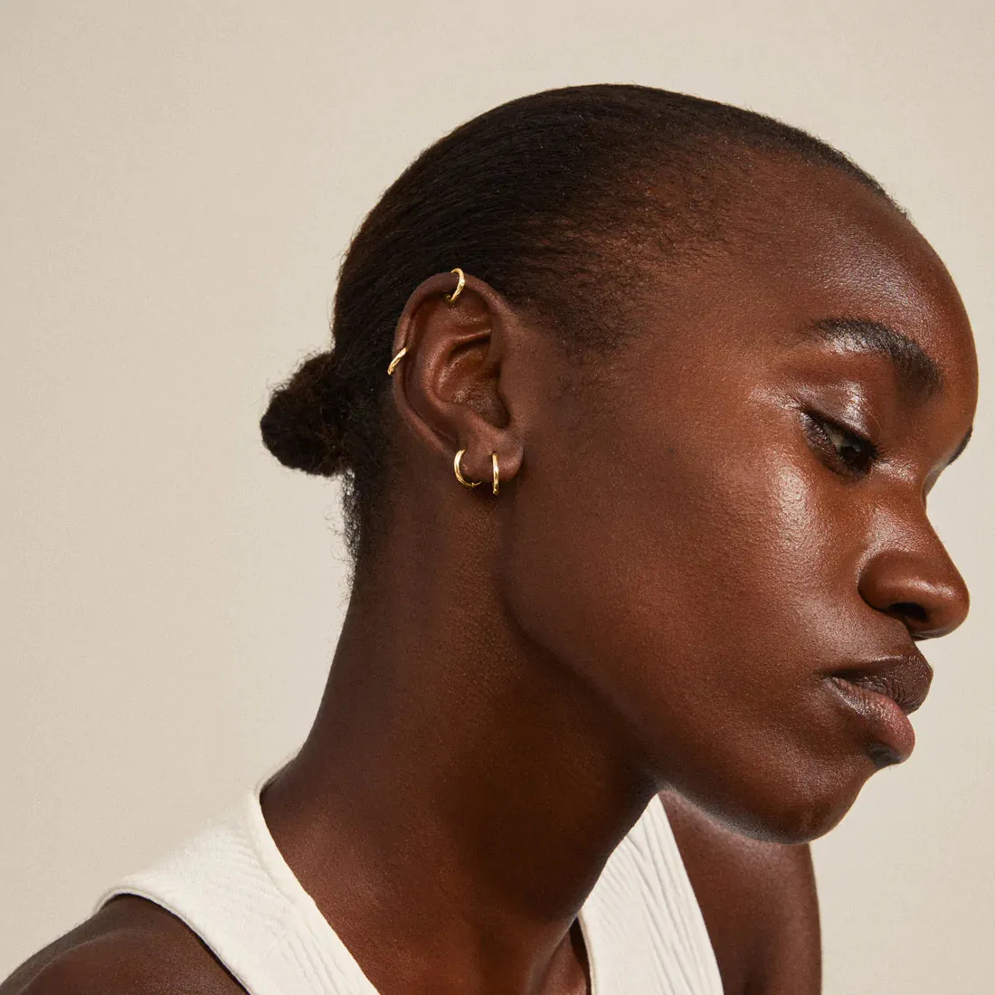 Ariella Gold Plated Hoop Set