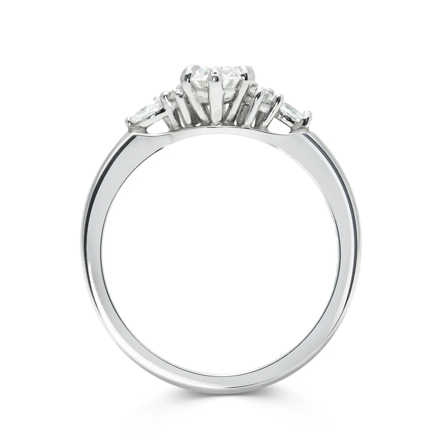 Bespoke Doug Ethical Diamond Cluster Engagement Ring