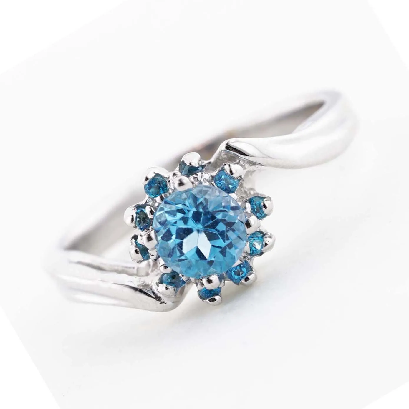 Blue Gold Ring