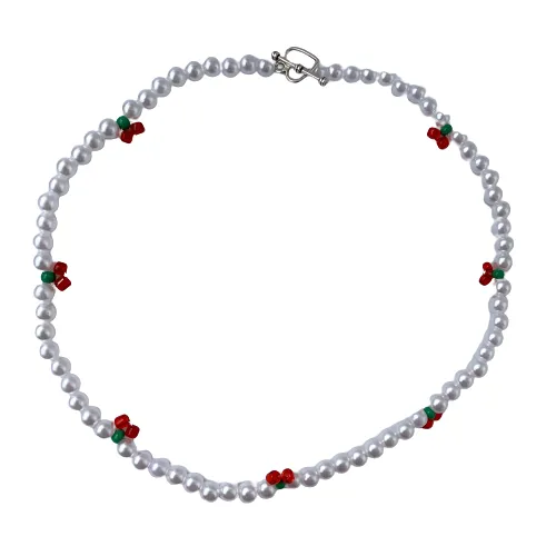 Cherry Pearl Necklace
