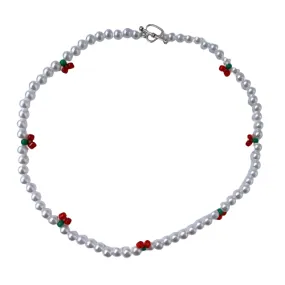 Cherry Pearl Necklace