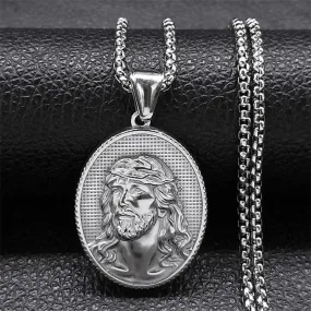 Christian Jesus Necklaces for Men Women