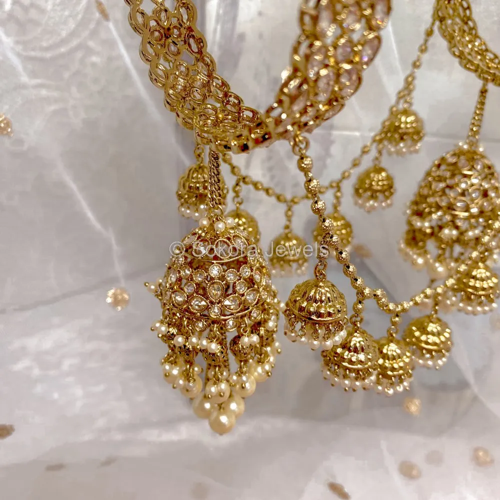 Chunky Connected Jhumka Bangles