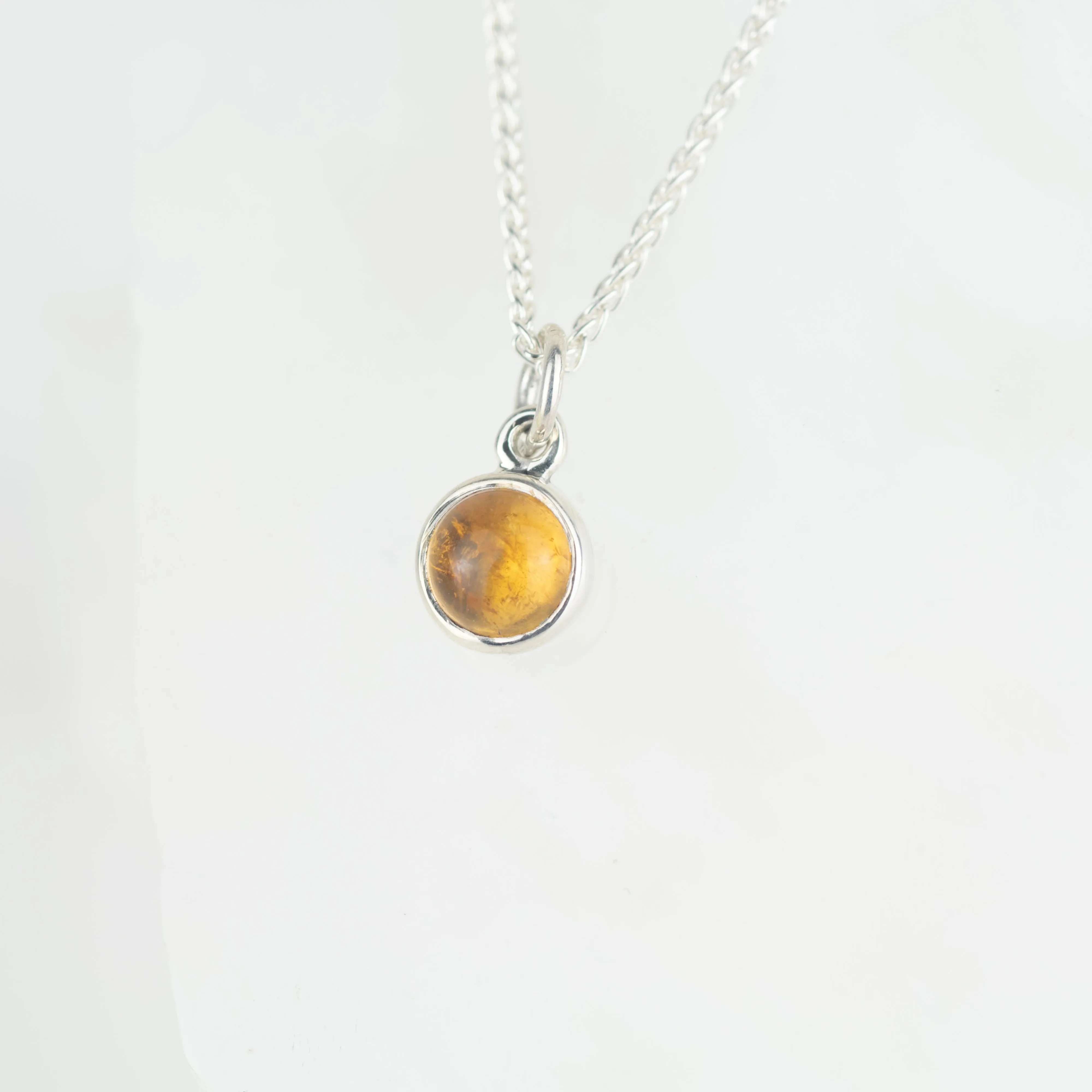 Citrine Single Gemstone Pendant