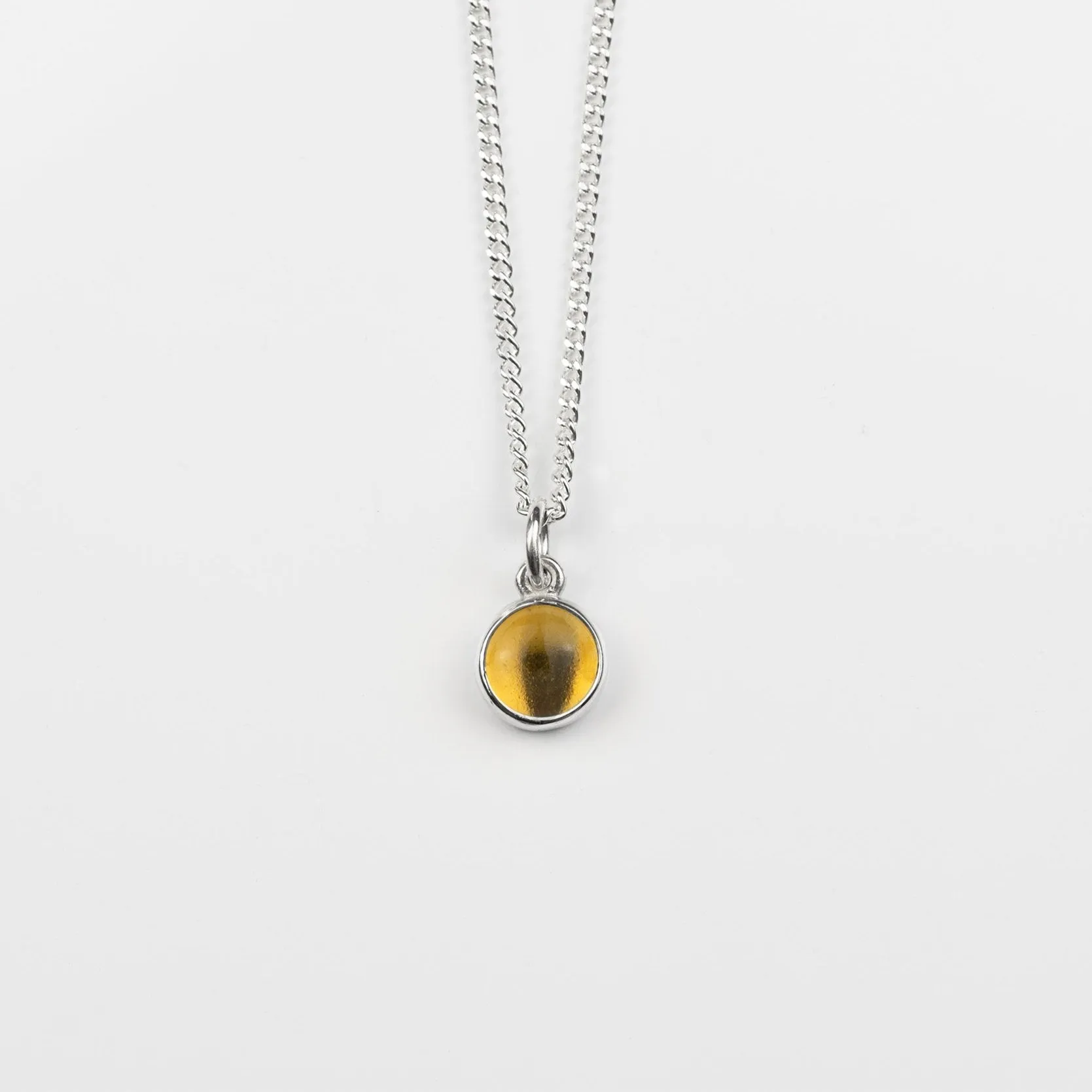 Citrine Single Gemstone Pendant