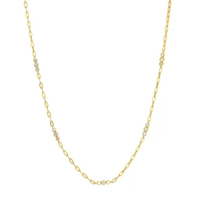 Classic CZ Trio Necklace