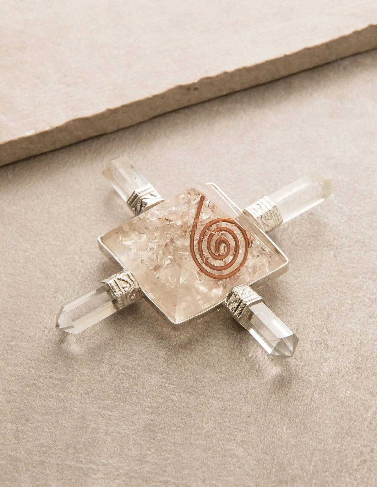 Clear Quartz Orgone Energy Generator