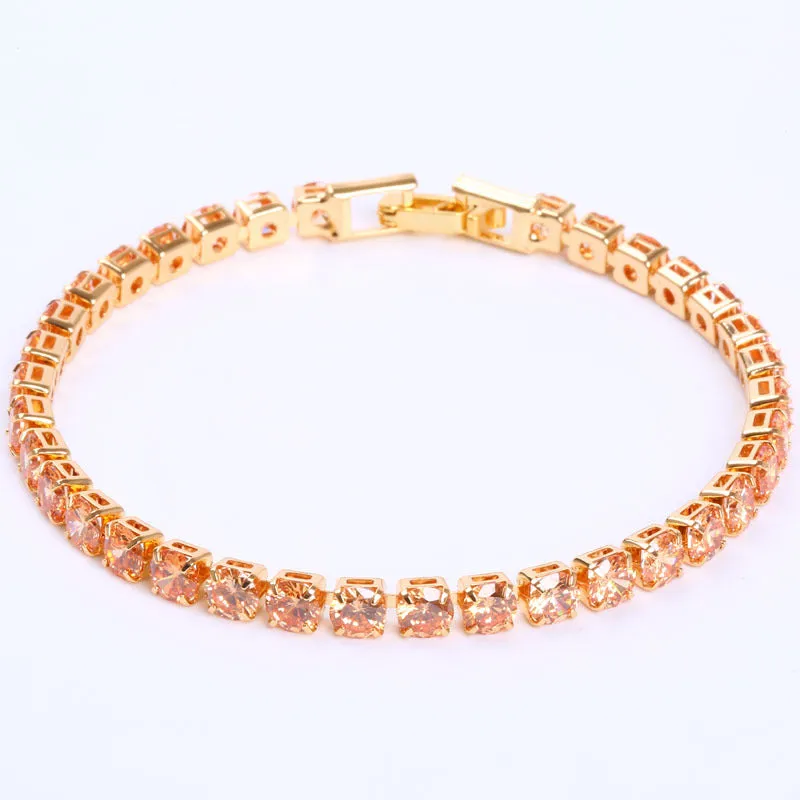 Cubic Zirconia Tennis Bracelets