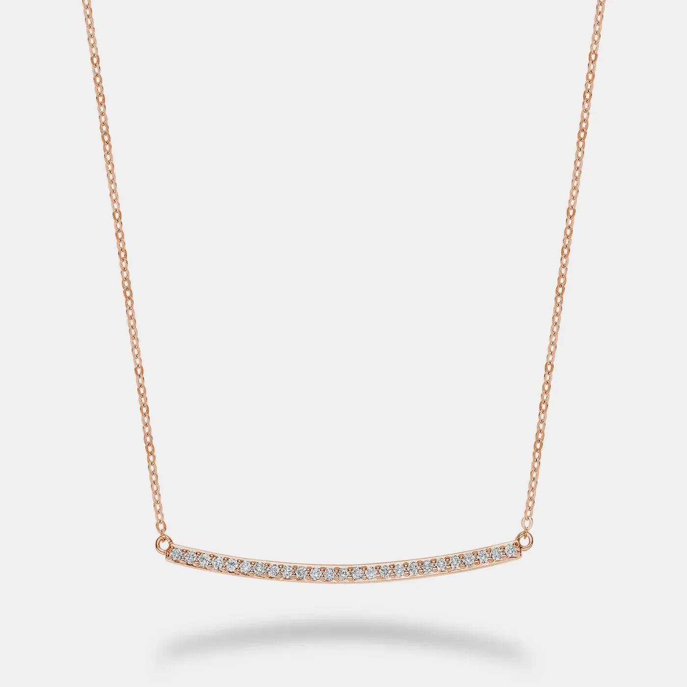 Diamond Bar Necklace