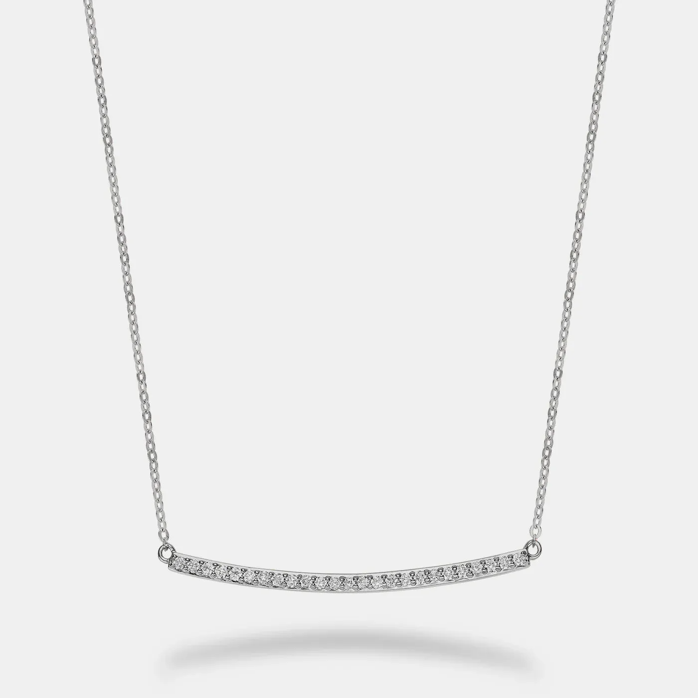Diamond Bar Necklace