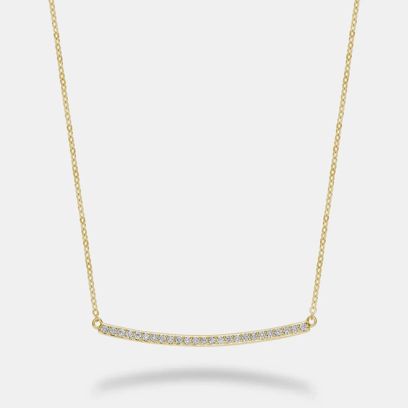 Diamond Bar Necklace