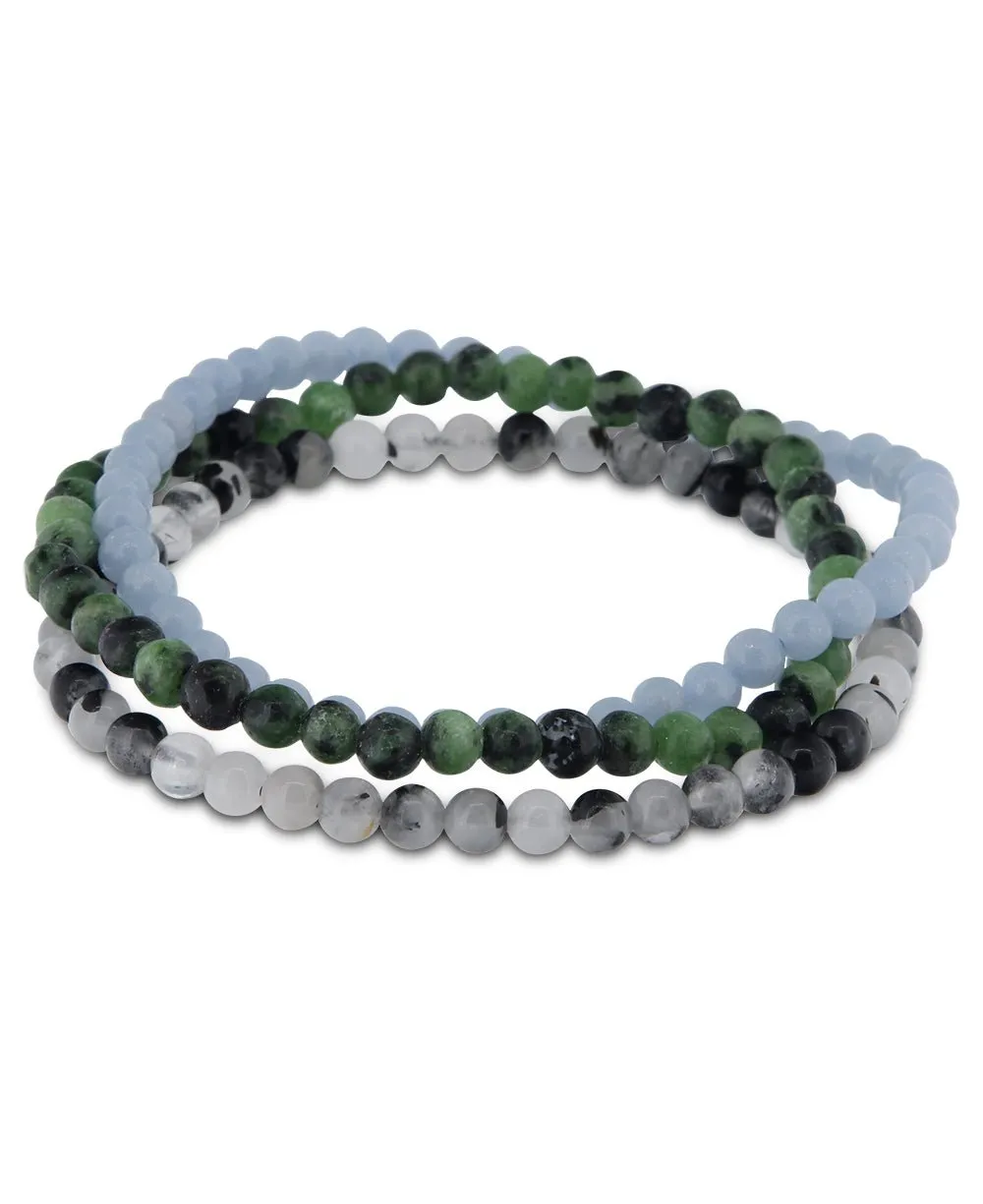 Energy Bracelets for Spiritual Intention, Set of 3