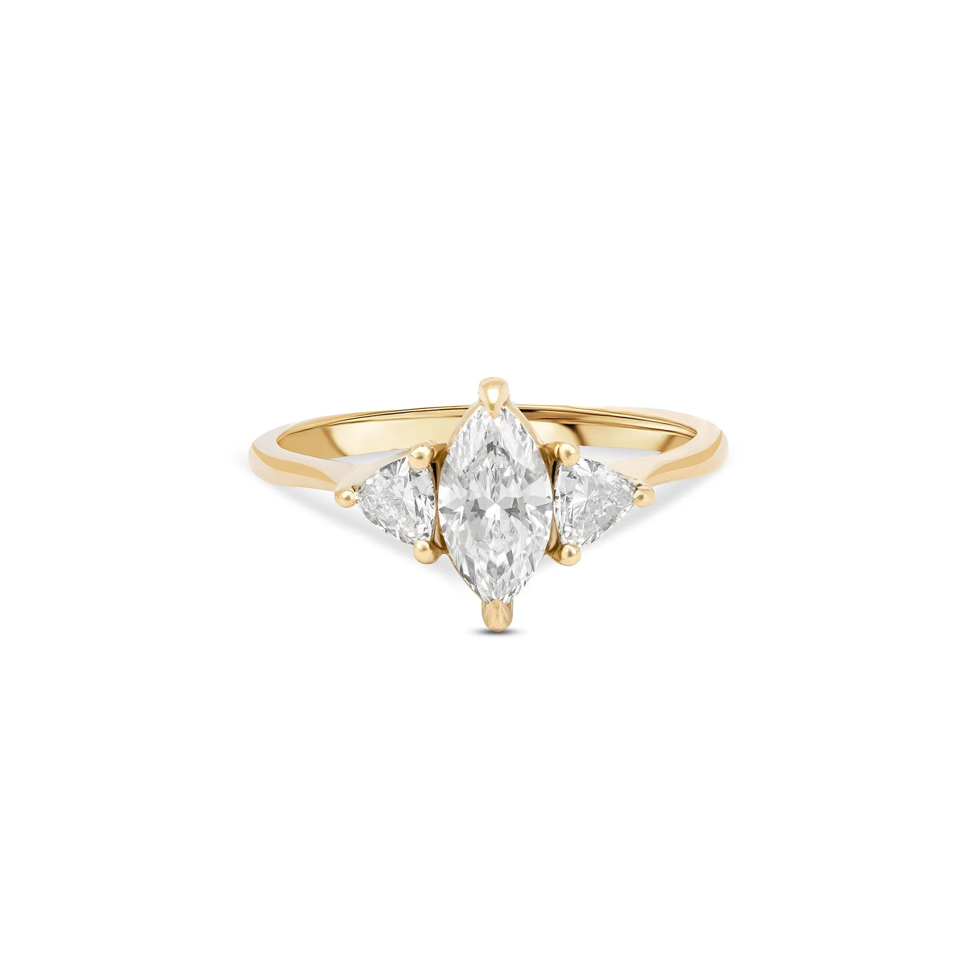 Everlasting Strength 0.7ct Lab-Grown Oval Diamond Engagement Ring - 14k Gold Polished Band
