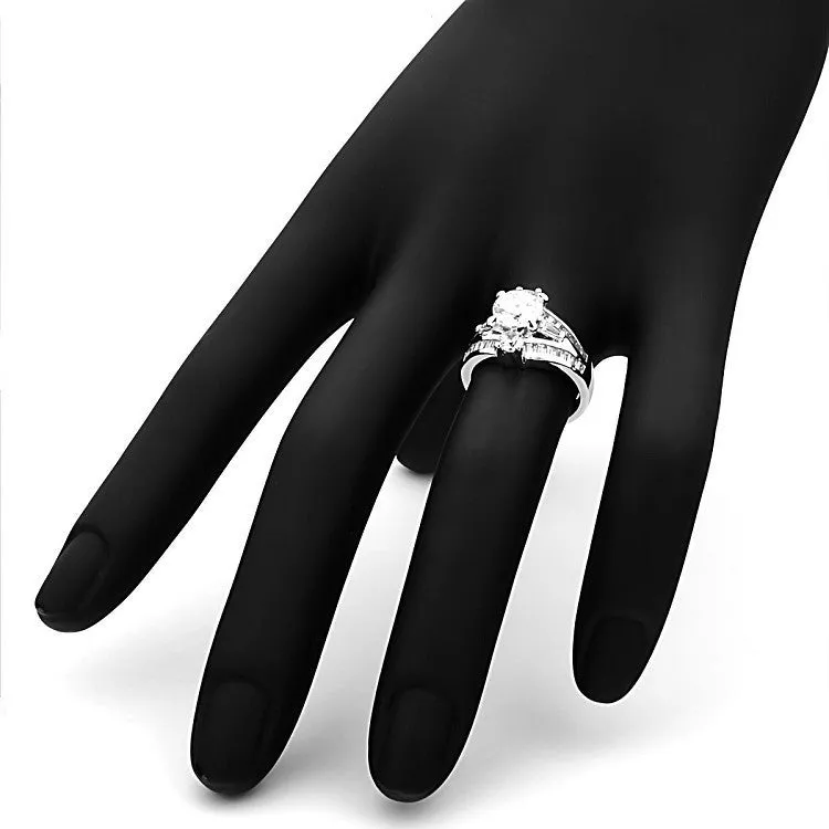 Fidelia: 3.22ct Russian Ice Simulated Diamond Bridal Wedding Ring