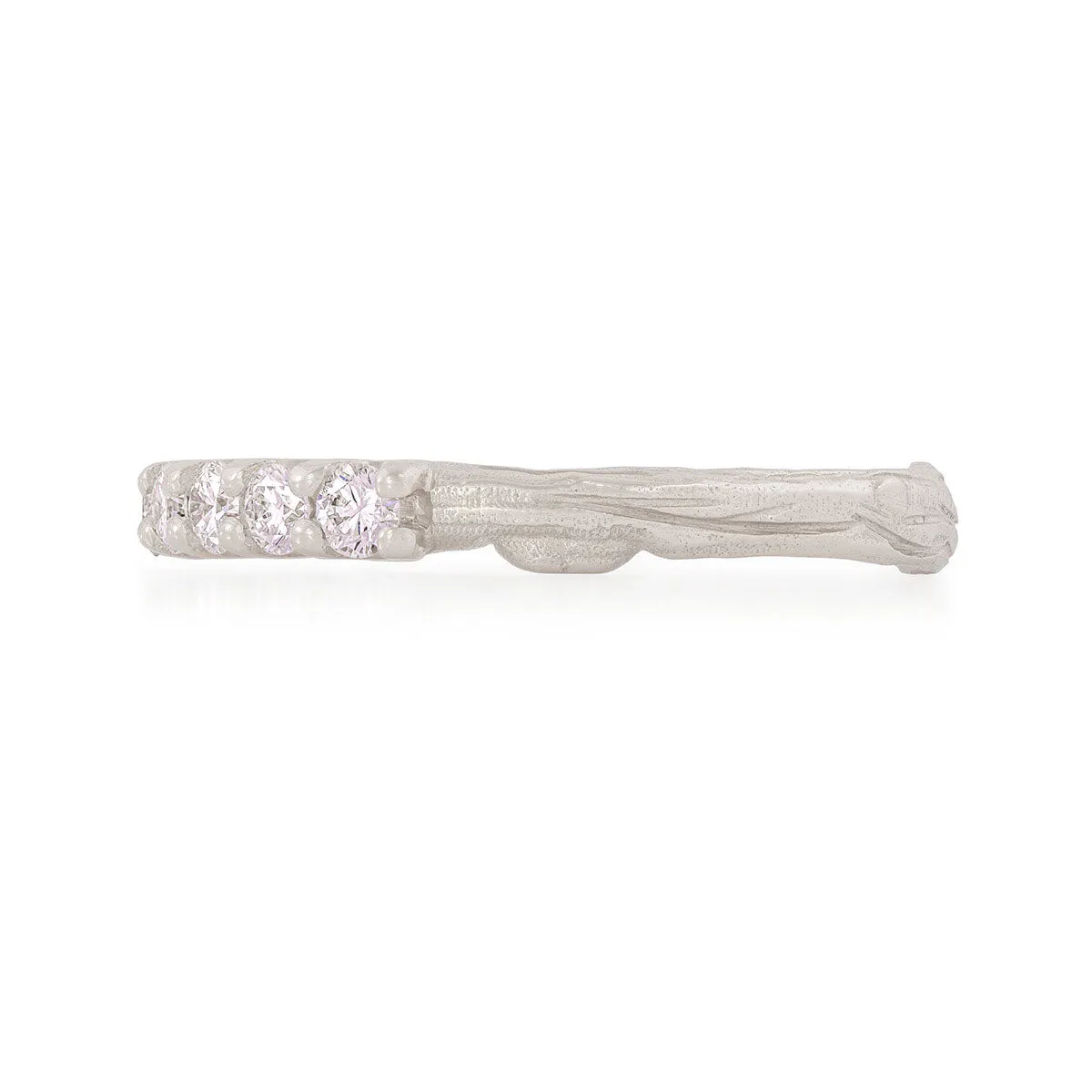 Forever Classic Diamond Eternity Ring - 14k White Gold Twig Band