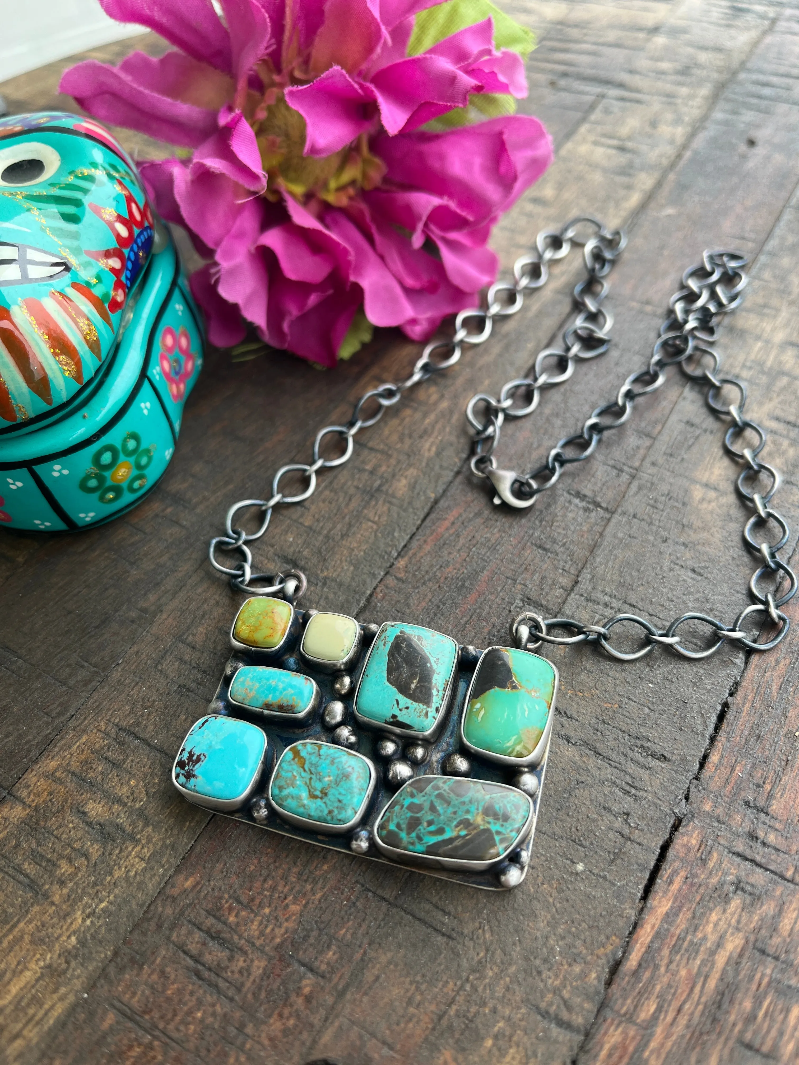 Freeform Kingman Necklace #1