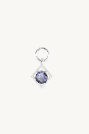 Gaya Iolite Silver Charm