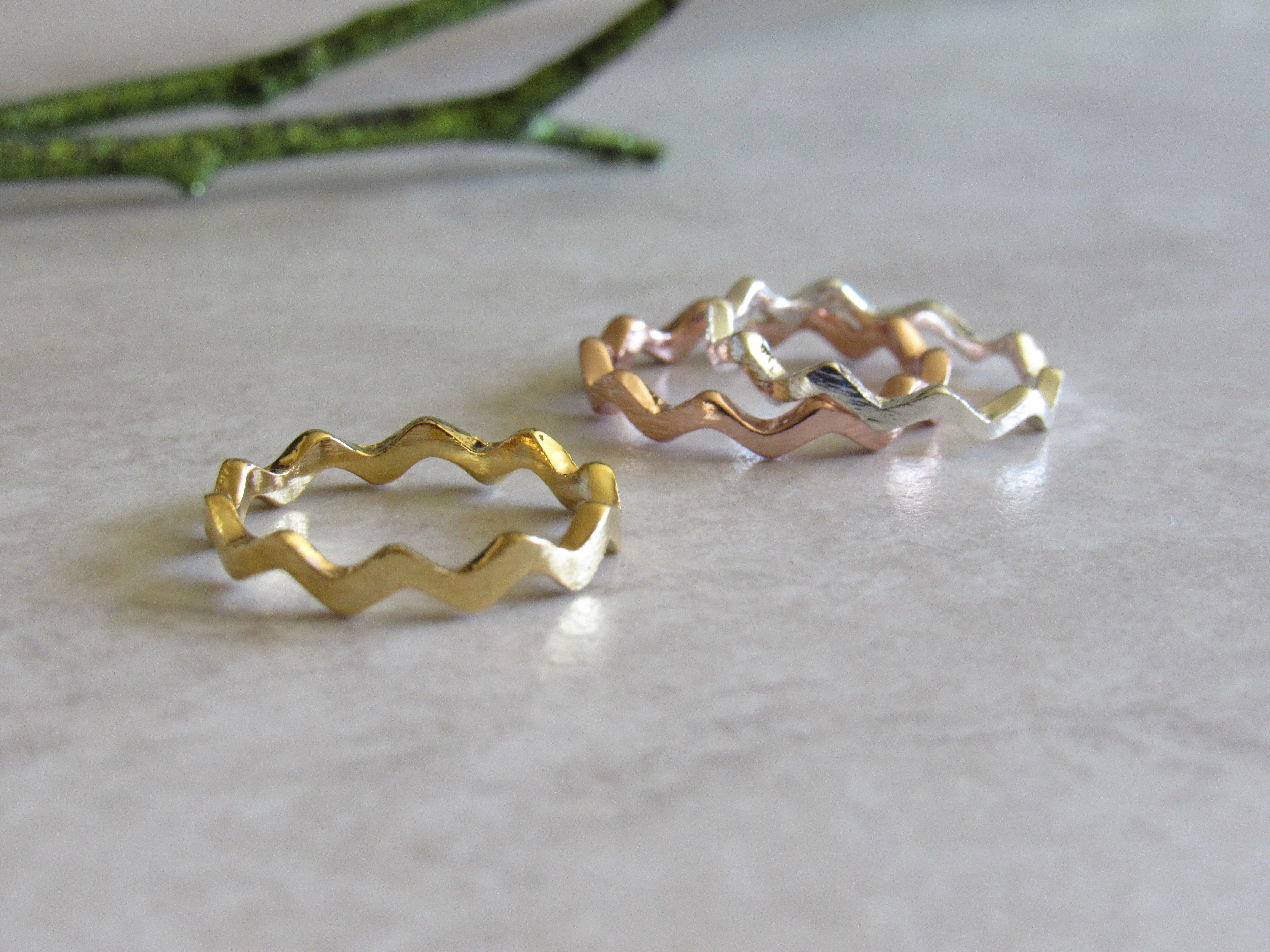 Geometric Stacking Ring