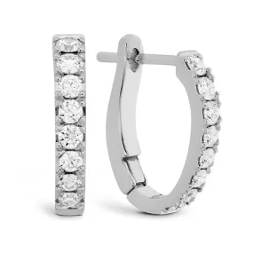 Hearts On Fire Mini Hoop Graduated Diamond Earrings