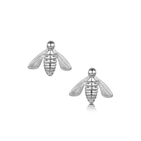 Honeybee Large Stud Earrings in Sterling Silver