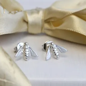 Honeybee Petite Stud Earrings in Sterling Silver