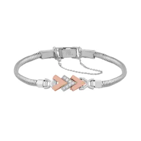 Kaspar & Esh 14k Rose Gold Chevron Starter Bracelet