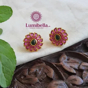 Kemp Floral Stud Earrings