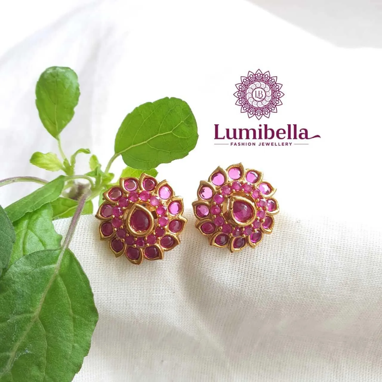 Kemp Floral Stud Earrings