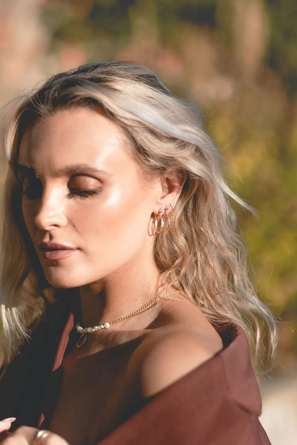 KVIKA HOOP EARRINGS