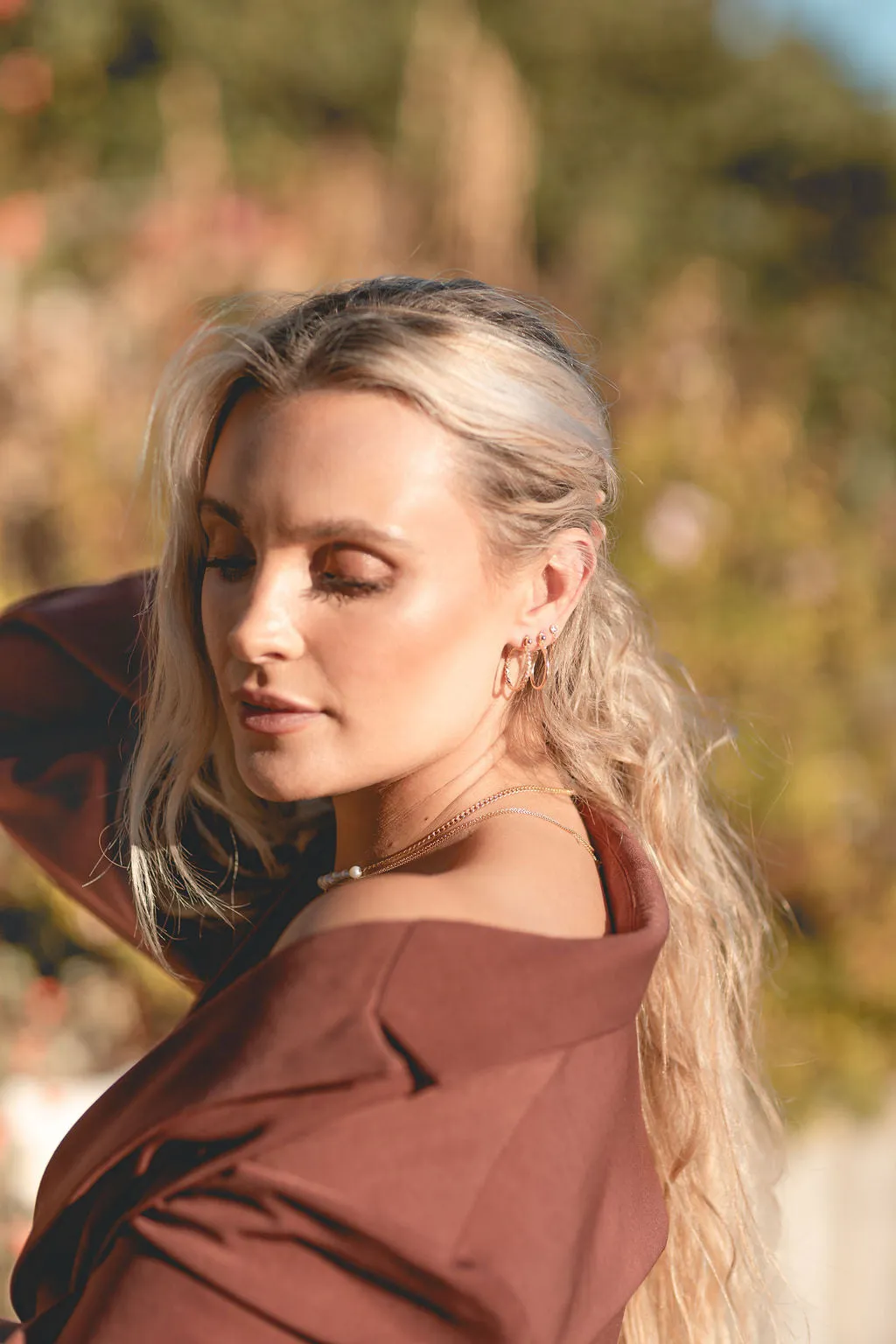 KVIKA HOOP EARRINGS