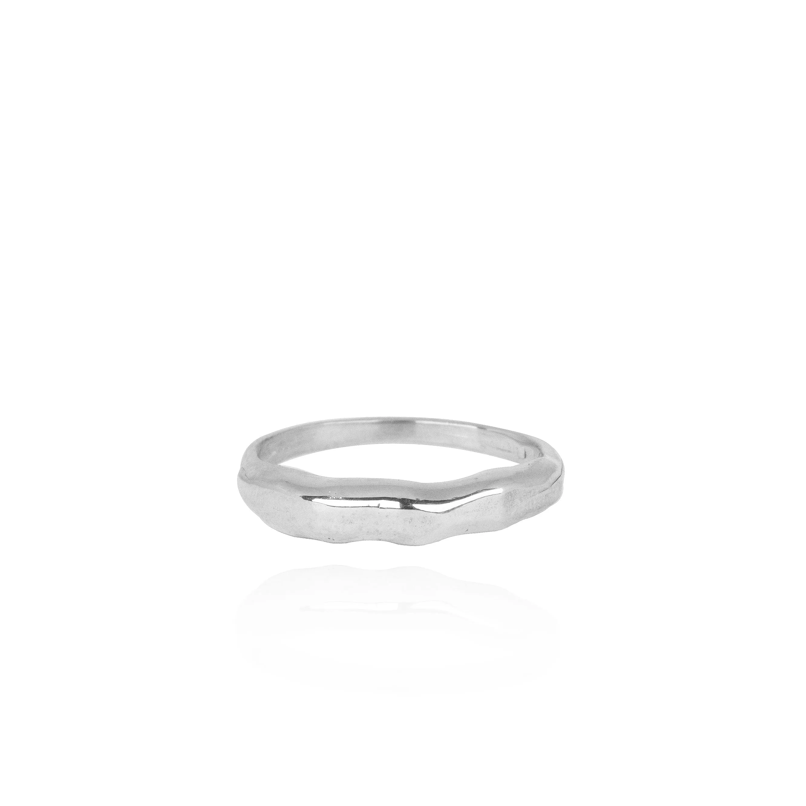 Les Vivants - Curves silver ring