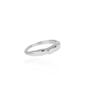 Les Vivants - Curves silver ring