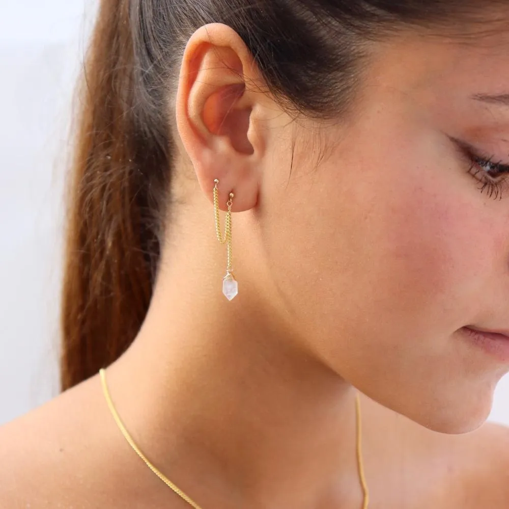 Lumi Chain Studs