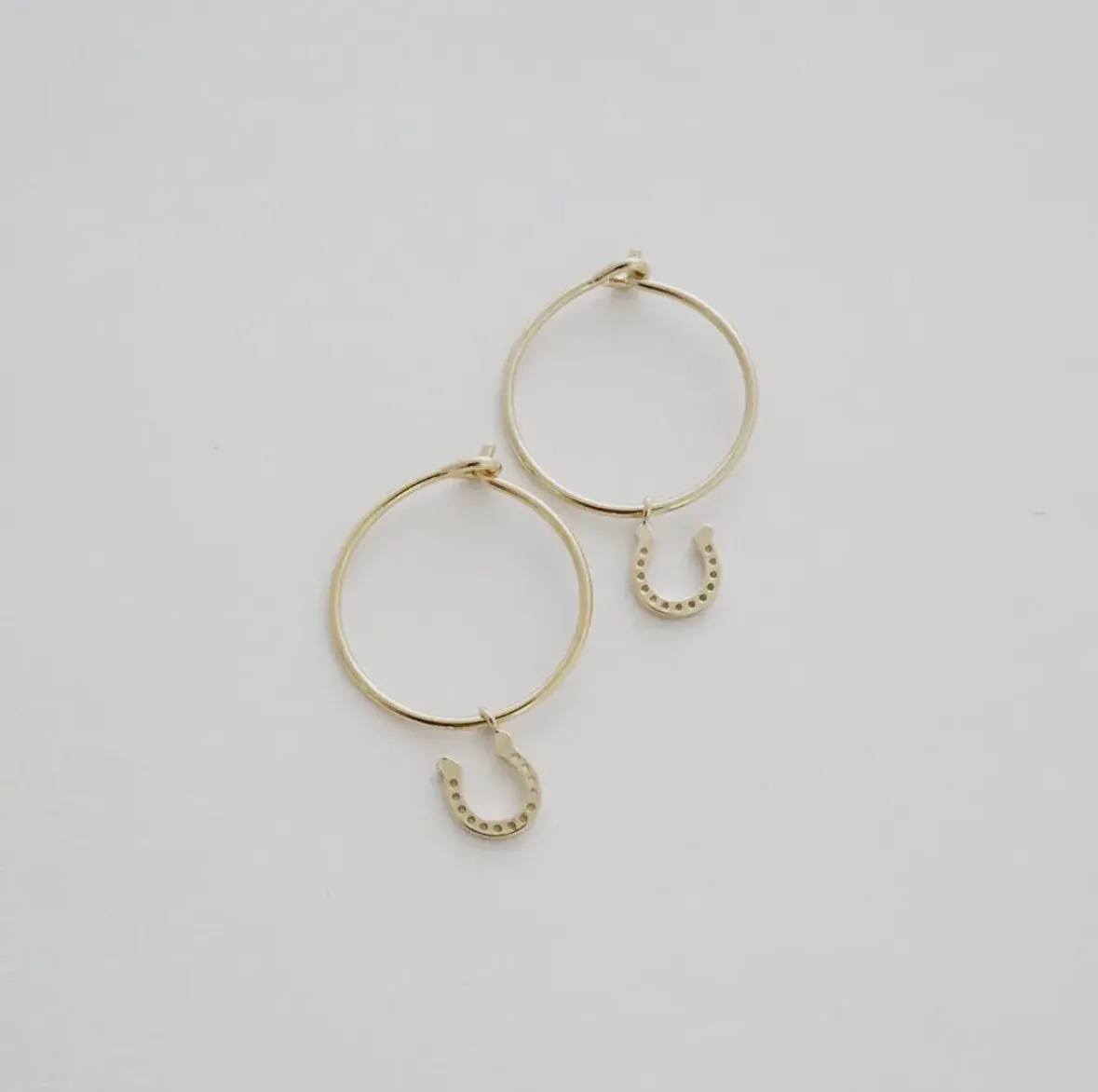 magic charm horseshoe hoops