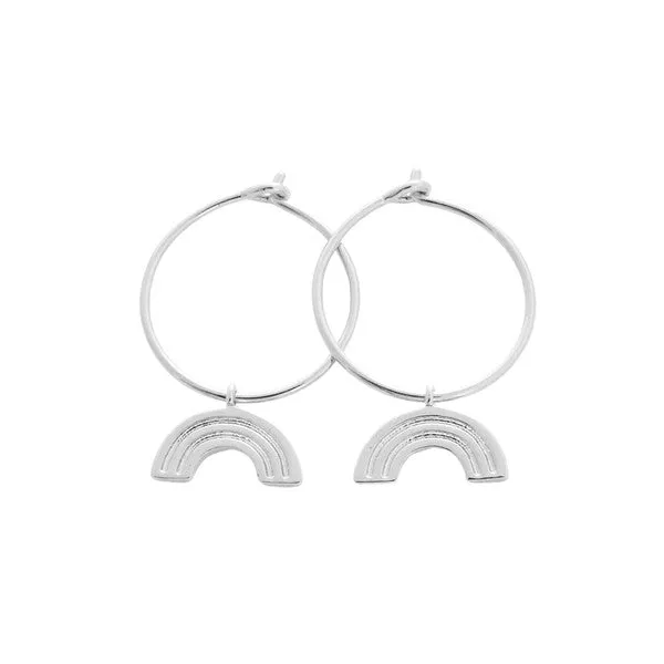Magic Charm Rainbow Hoops
