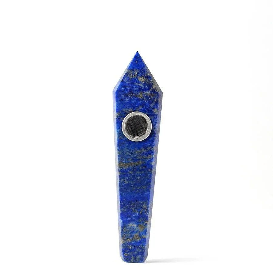 Natural Quartz Crystal Smoking Point Pipe