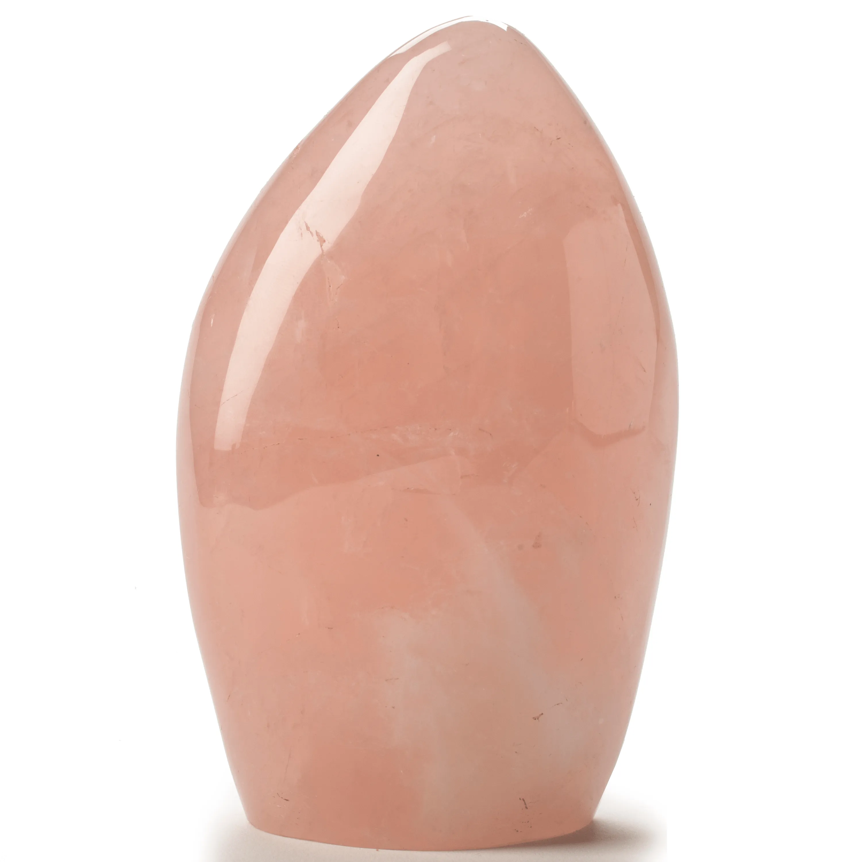 Natural Rose Quartz Freefrom Carving from Madagascar -5.5"