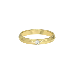 Palm faceted ring
