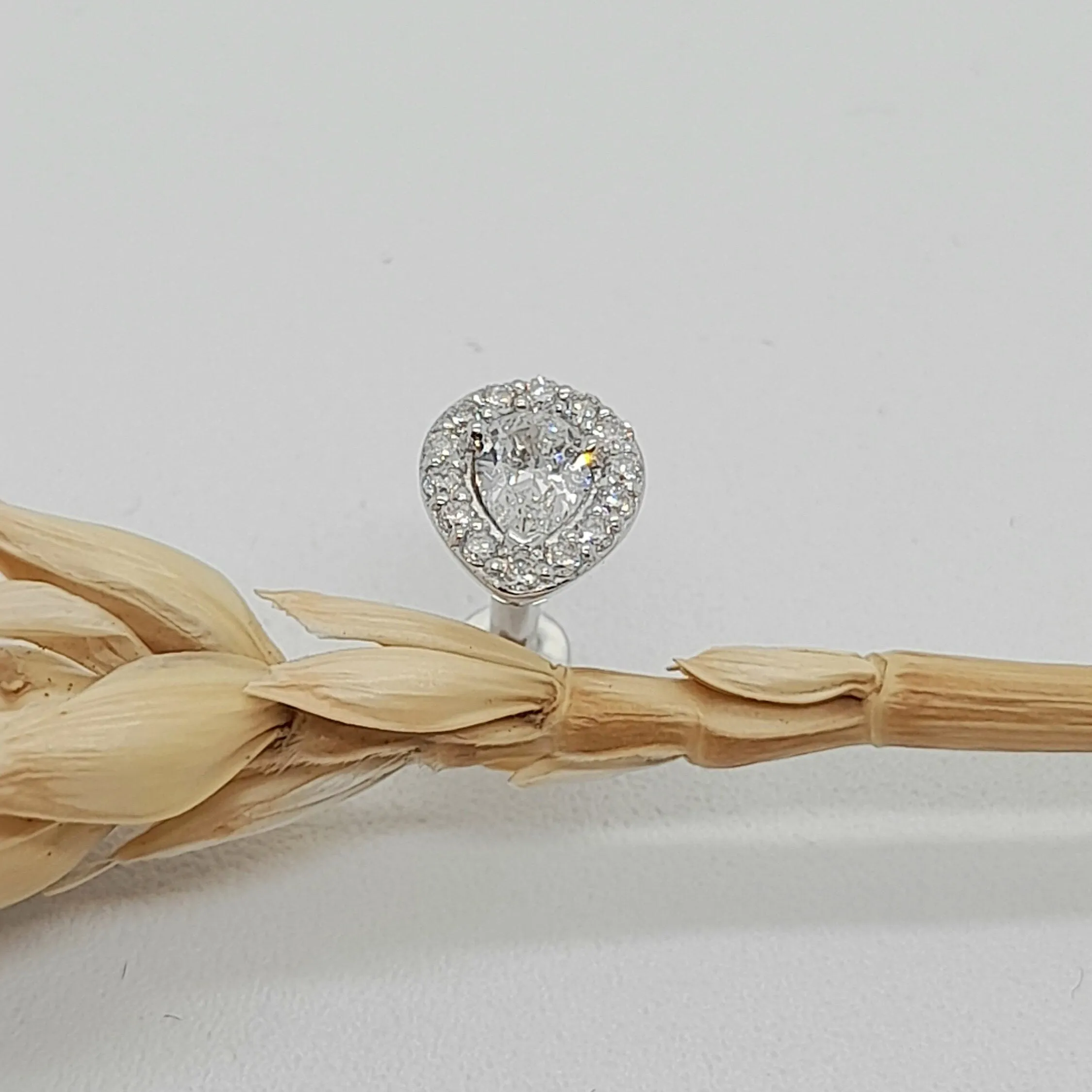 Pear Stud Earring
